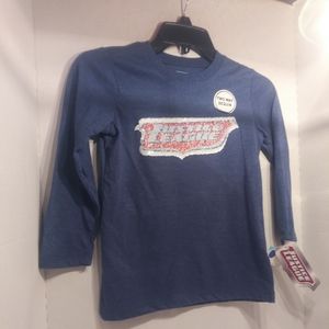 Justice League Long Sleeve Sequin tee NWT. Sz 5-6